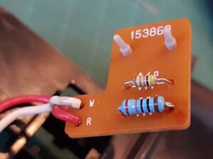 MODE knop aangepaste weerstanden