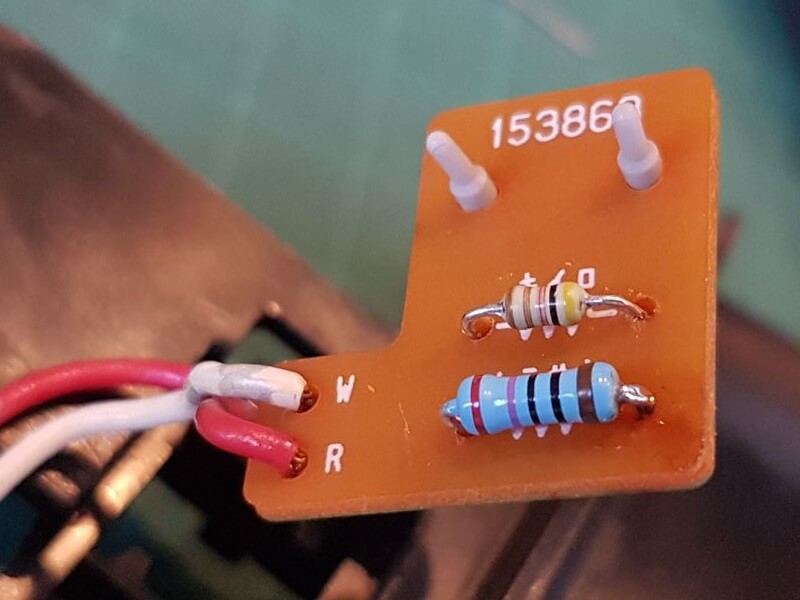 MODE knop aangepaste weerstanden