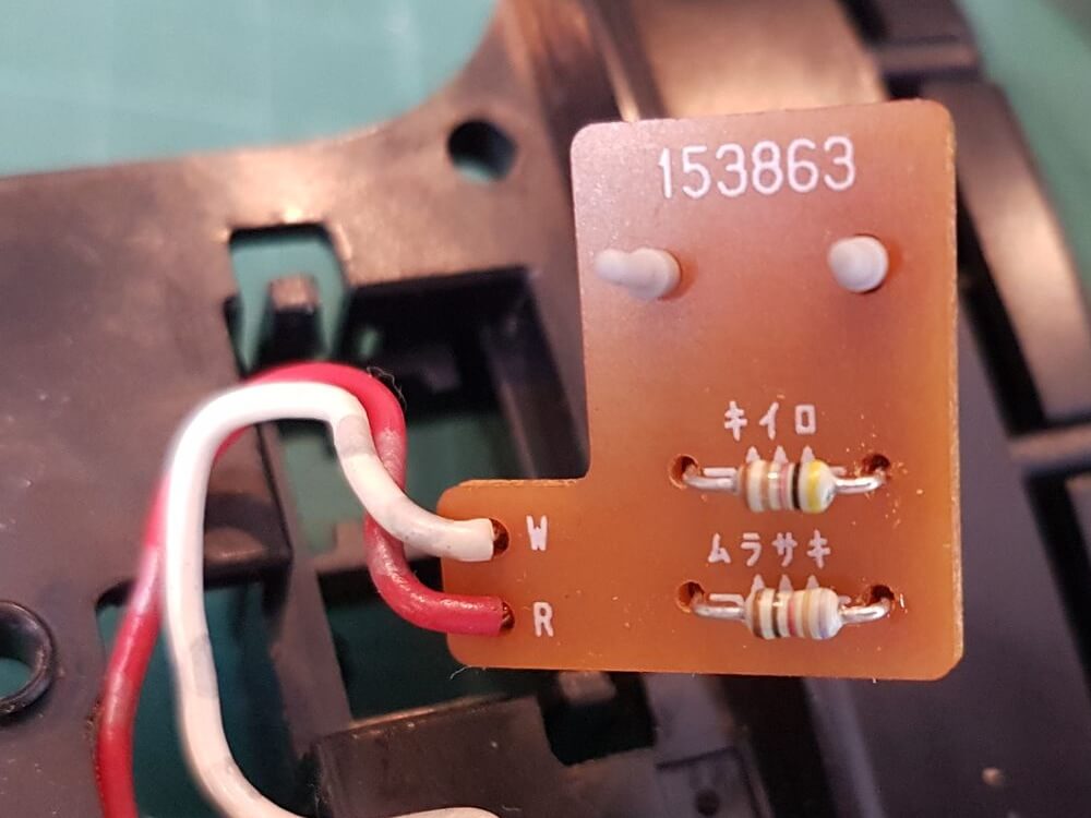 MODE knop originele weerstanden
